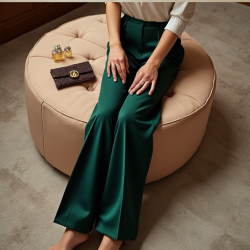 Luxe Satin Elegance Trousers