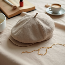 Chic Élan Wool Beret