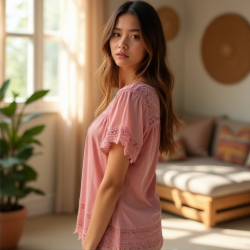 Bohemian Bliss Crochet Tee