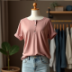 Chic Button Detail Henley Tee