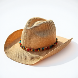Bohemian Bliss Straw Cowboy Hat