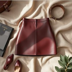 Chic & Sleek Faux Leather Mini Skirt