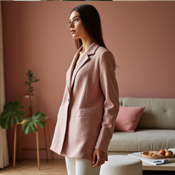 Elysian Elegance Jacquard Jacket