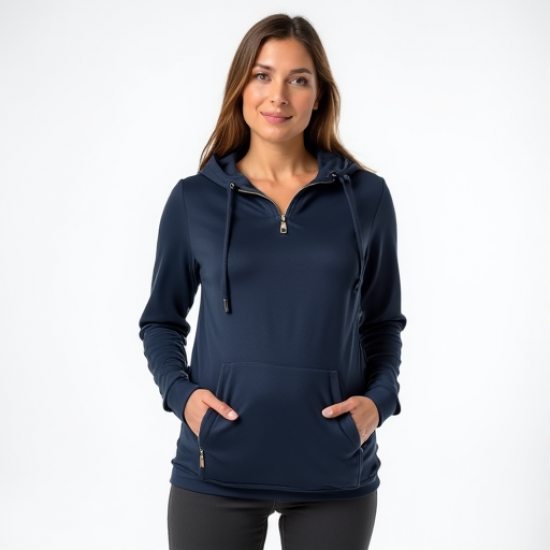 CozyNest Maternity Nursing Hoodie