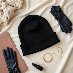 Elegance Veil Beanie