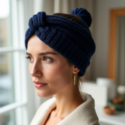 ChicKnits Women's Knitted Turban Headwrap