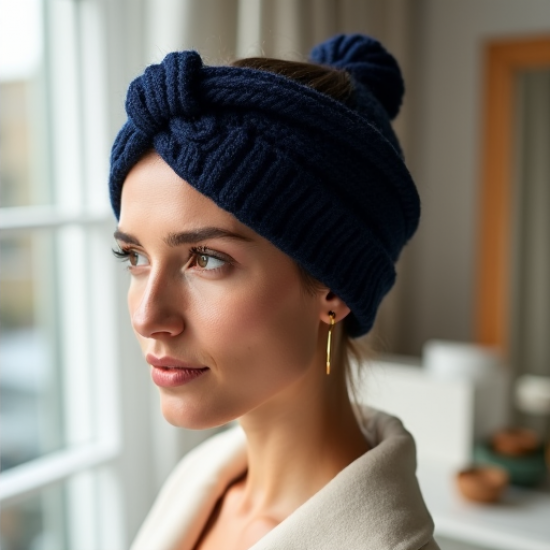 ChicKnits Women's Knitted Turban Headwrap