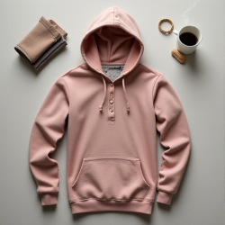 Cozy Chic Snap Button Henley Hoodie
