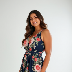 Elysian Blooms Plus Size Maxi Dress