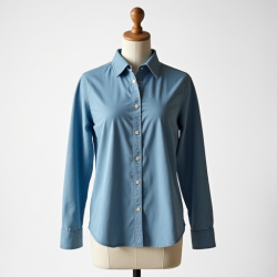 Chic Comfort Chambray Button-Up