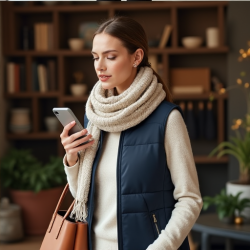 Elysian Elegance Longline Quilted Vest