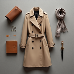 Chic Petite Trench Coat