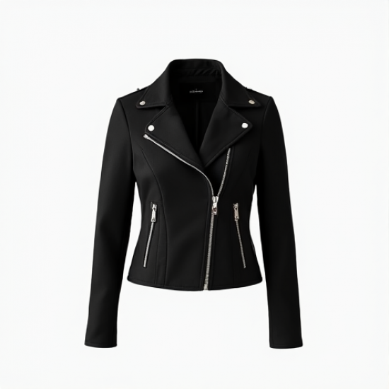 Elysian Faux Suede Moto Jacket