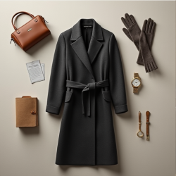 Elysian Luxe Women's Cashmere Blend Overcoat
