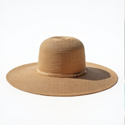 SunChic Wide Brim Straw Hat
