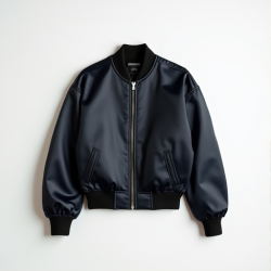 Luxe Satin Dream Bomber Jacket