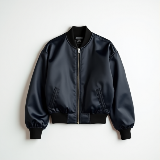 Luxe Satin Dream Bomber Jacket