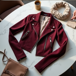 Urban Chic Suede Biker Jacket