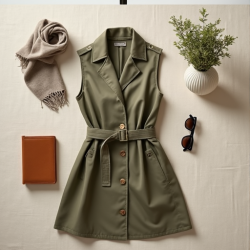 Elysian Breeze Women's Lightweight Trench Vest