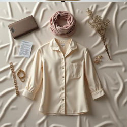 Chic Petite Tailored Blouse