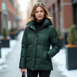 Arctic Breeze Women's Quilted Puffer Jacket