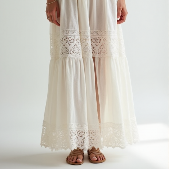 Elysian Crochet Maxi Dress