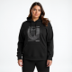 Chic Comfort Plus Size Graphic Hoodie