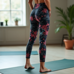EcoChic Printed Yoga Leggings