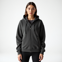 Urban Chic Asymmetric Zip Hoodie