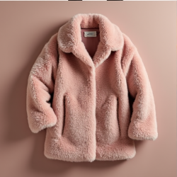 LuxeFur Cozy Teddy Coat