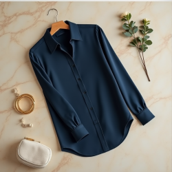 Silken Elegance Charmeuse Blouse