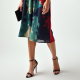 Elysian Abstract Print Sheath Dress