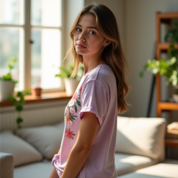 Blossom Breeze Floral Tee
