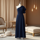 Elysian Elegance One-Shoulder Dress