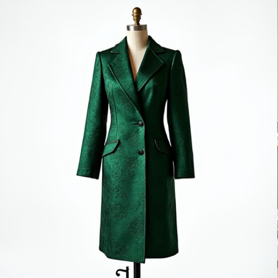 Elysian Elegance Brocade Evening Coat