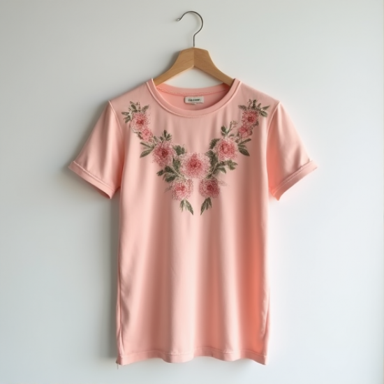 Floral Elegance Applique Tee