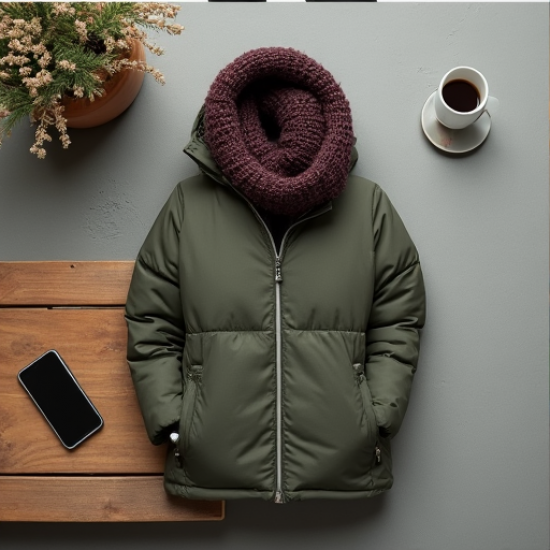 Arctic Breeze Women's Quilted Puffer Jacket