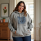 Chic Comfort Plus Size Graphic Hoodie