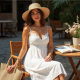 Elysian Blooms Broderie Anglaise Sun Dress
