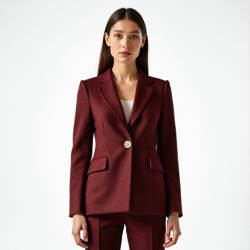 Elysian Elegance Jacquard Jacket