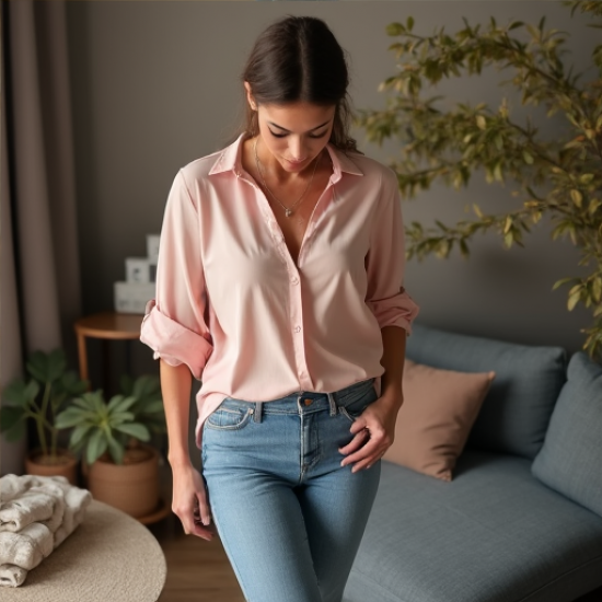 Elysian Breeze Tunic Blouse