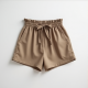 Chic Summer Breeze Tie-Front Paperbag Shorts