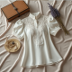 Victorian Elegance High Neck Blouse