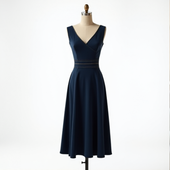 Elysian Charm Fit and Flare Cocktail Dress