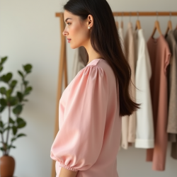 Elegance in Bloom Balloon Sleeve Top