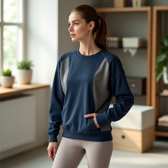 Active Comfort Panel Sweatshirt