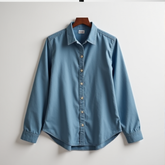 Chic Comfort Chambray Button-Up