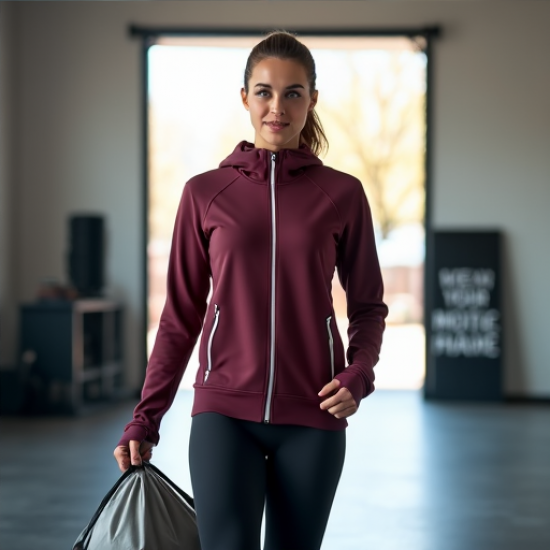 Energize Women's Pre-Workout Zip Hoodie