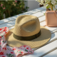 Elysian Breeze Women's Straw Pork Pie Hat