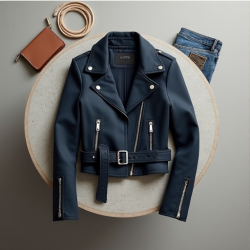 Elysian Faux Suede Moto Jacket